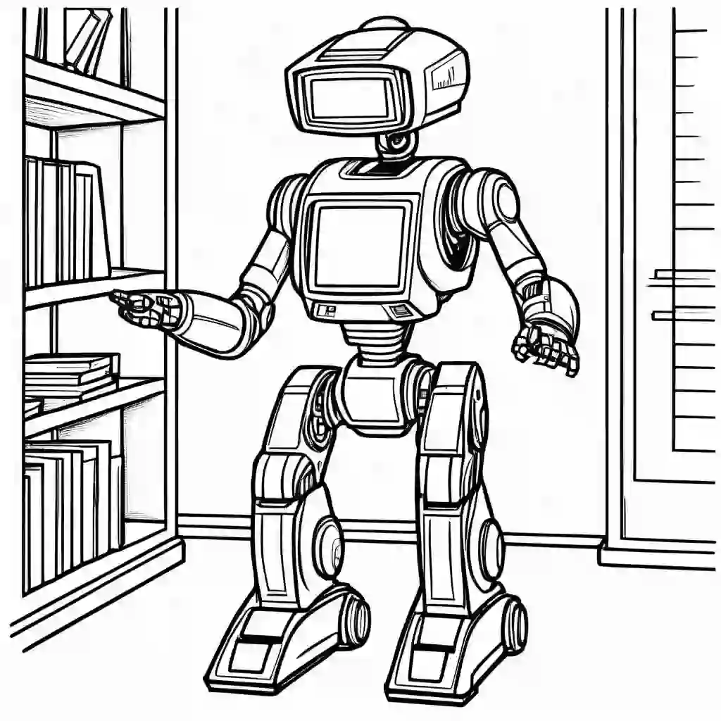 Telepresence Robot coloring pages